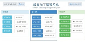 服裝加工生產(chǎn)管理系統(tǒng)